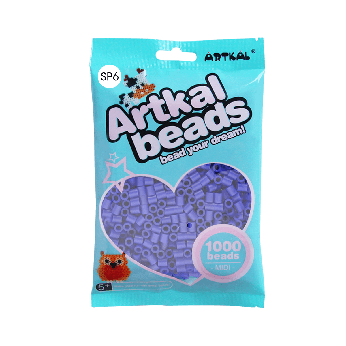 (SP1-SP8)-Pearl Color-Midi 1000 beads Single Pack