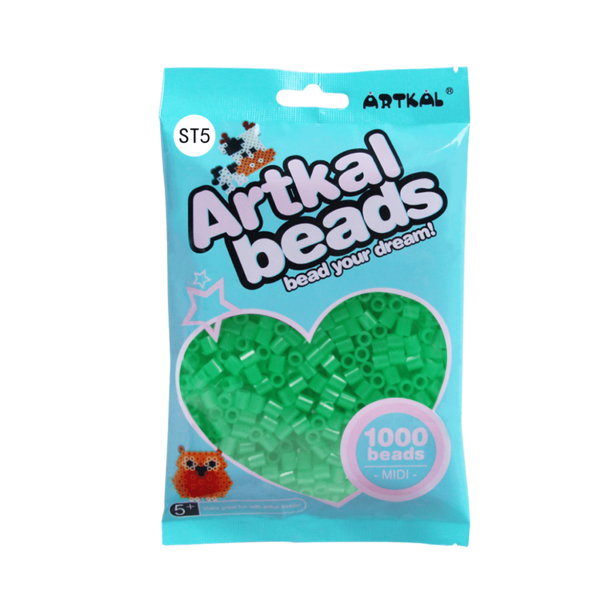 (ST1-ST6)-Translucent Color-Midi 1000 beads Single Pack